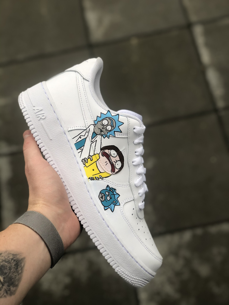 nike air force 1 rick and morty