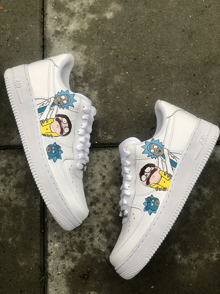 nike air force 1 rick and morty